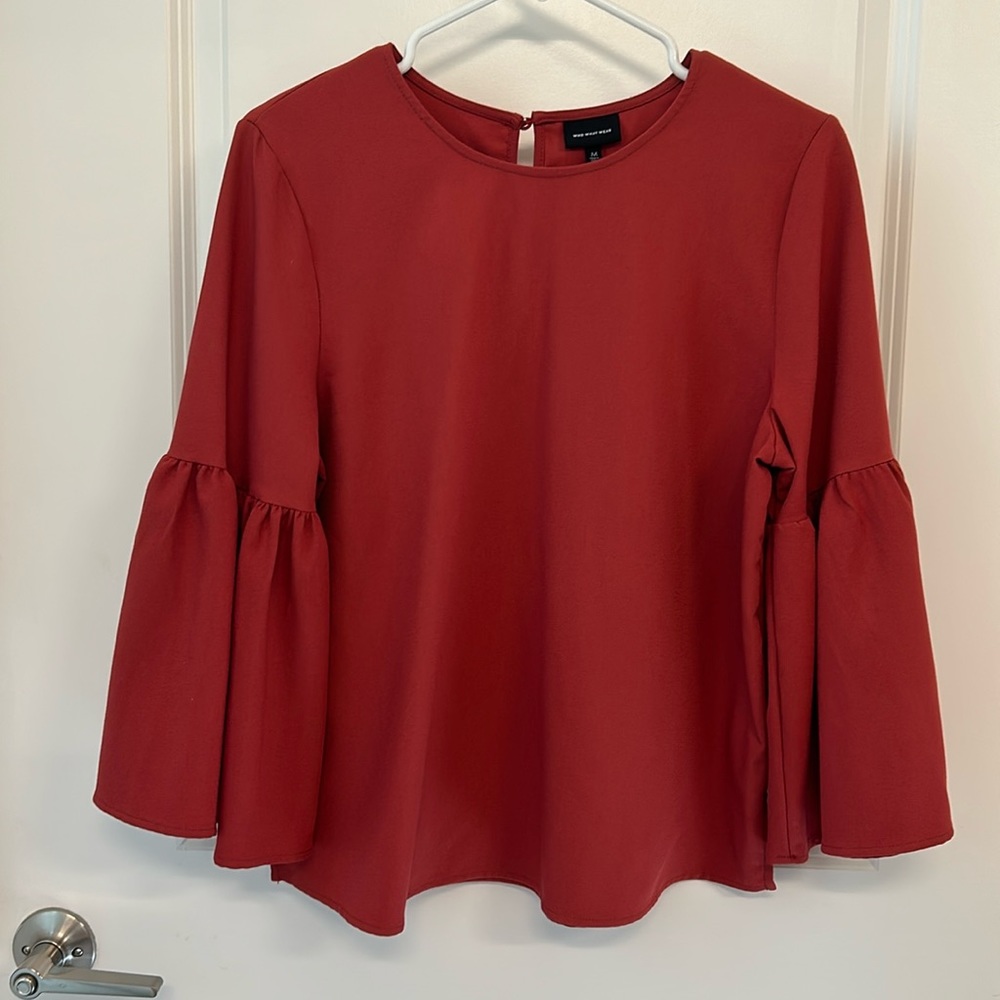 [M] Who What Wear Light Maroon Top